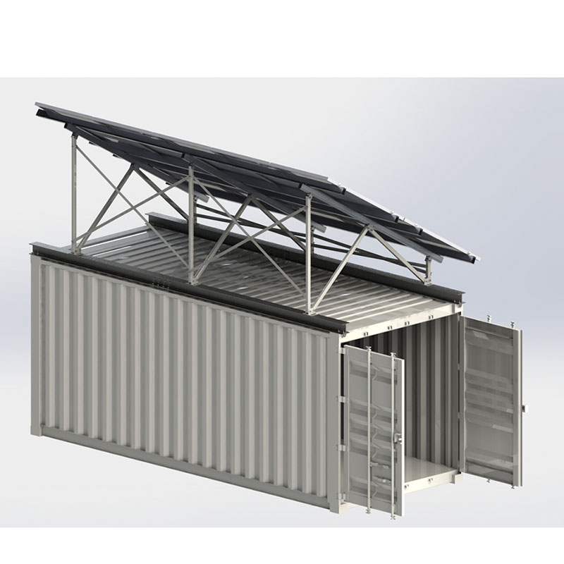 Suporte de telhado solar em contêiner: uma solução de energia sustentável
