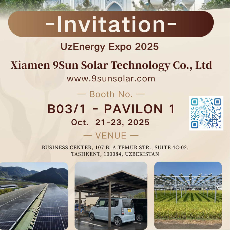 Comunicado de imprensa: 9Sun Solar convida você para a UzEnergy Expo 2025 no Uzbequistão
