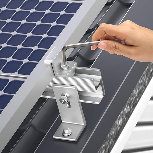 Sistema de trilho solar para telhado + pés em L: a escolha inteligente para instaladores em 2026.