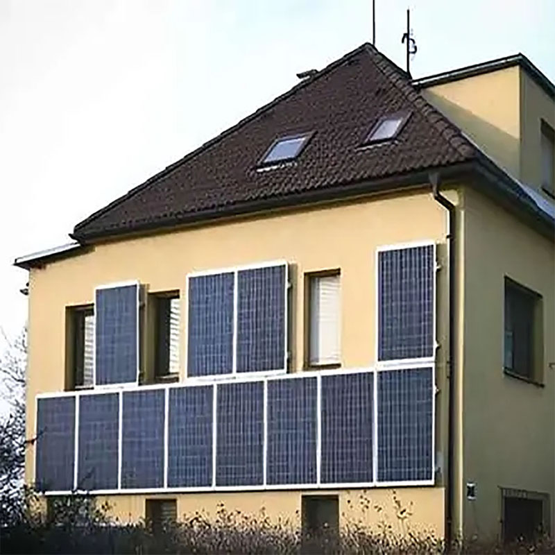 Suporte de parede para painel solar em alumínio