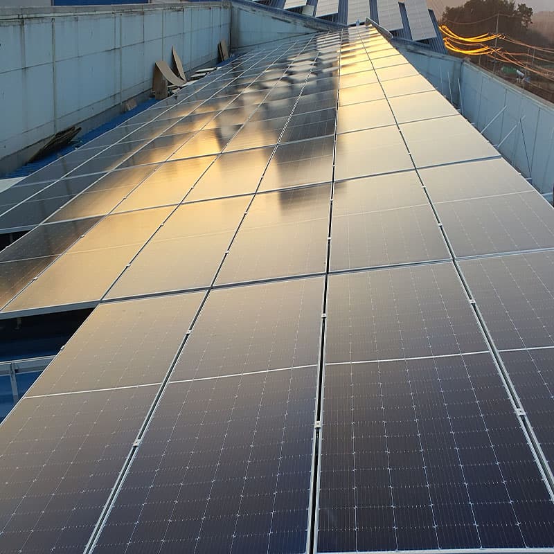 Caso de Instalação de Telhado Solar na Coreia