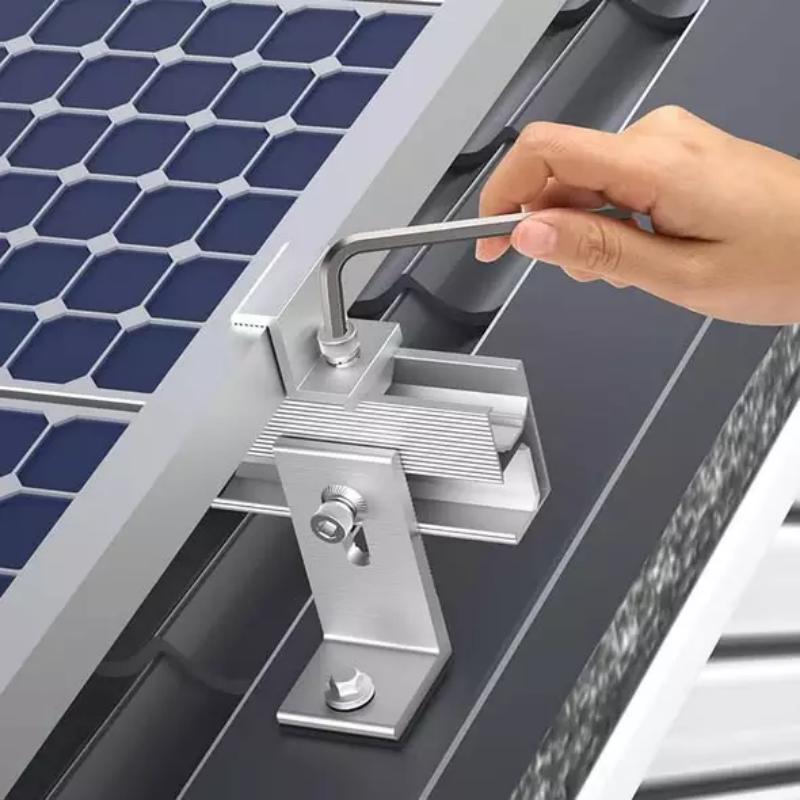 Sistema de trilho solar para telhado + pés em L: a escolha inteligente para instaladores em 2026.